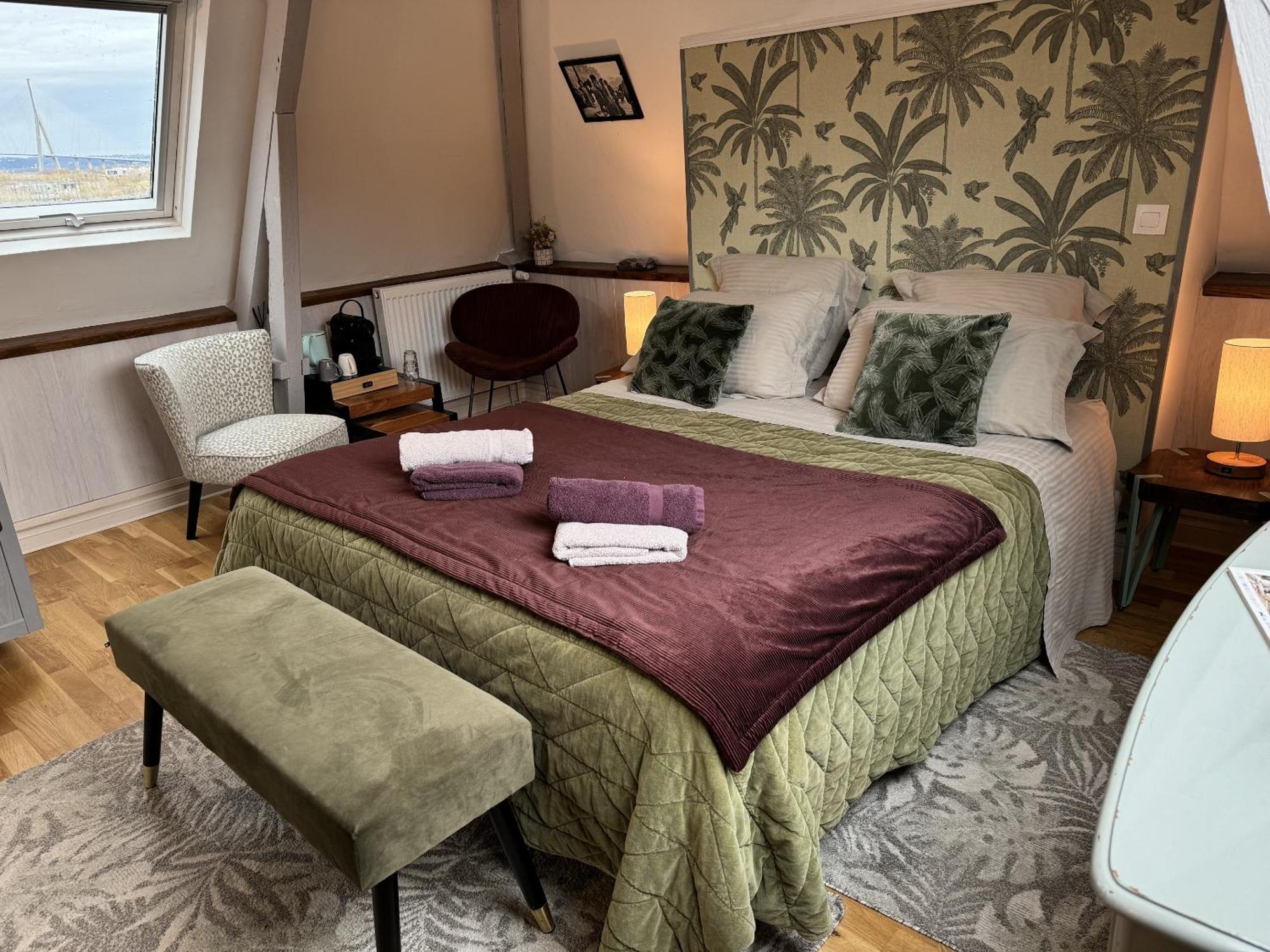 Honfleur, Entre Terre & Estuaire Bed & Breakfast La Rivière-Saint-Sauveur Oda fotoğraf